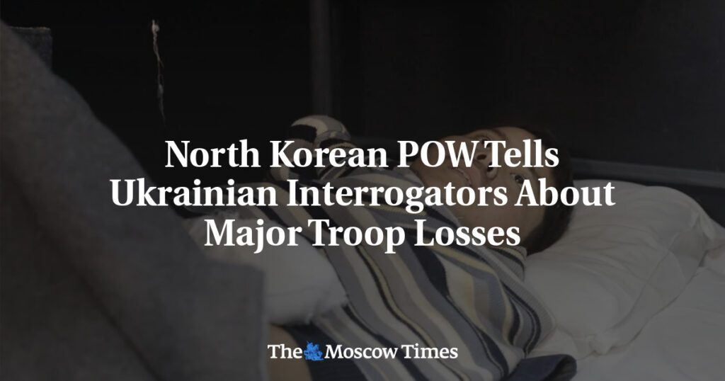 North Korean Pow Reveals Heavy Casualties In Ukrainian Conflict