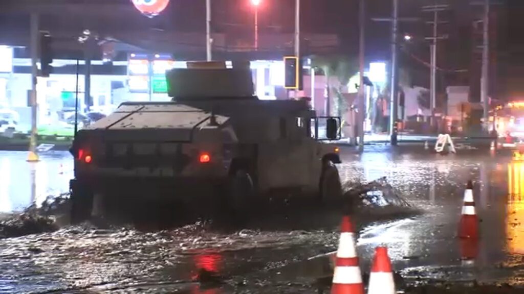 Southern California Faces Heavy Rain And Thunderstorm Warnings Amid Flash