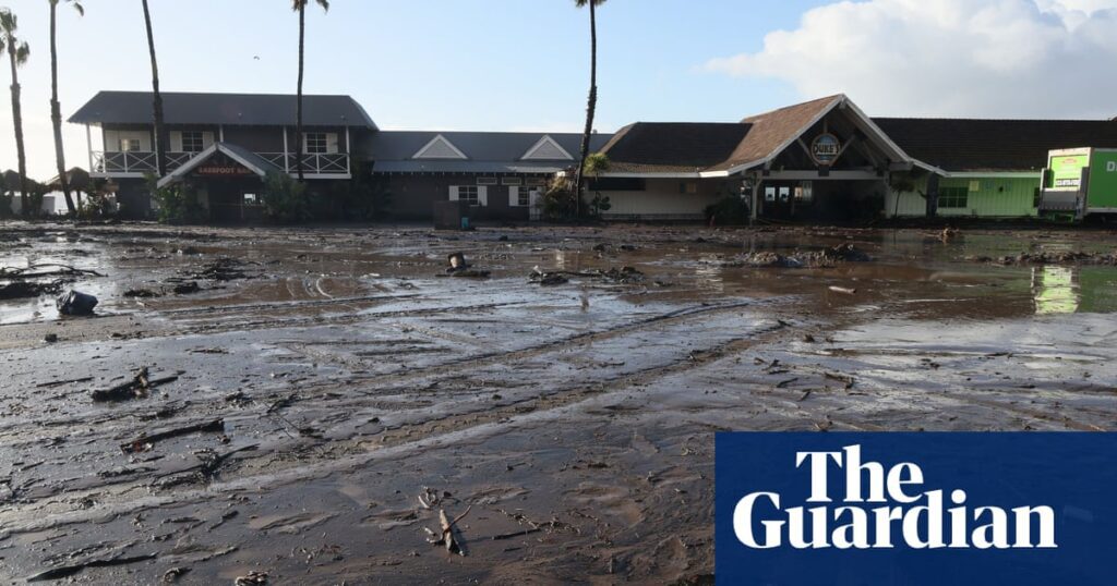 Southern California Roads Flooded With Sludge After Heavy Rainfall