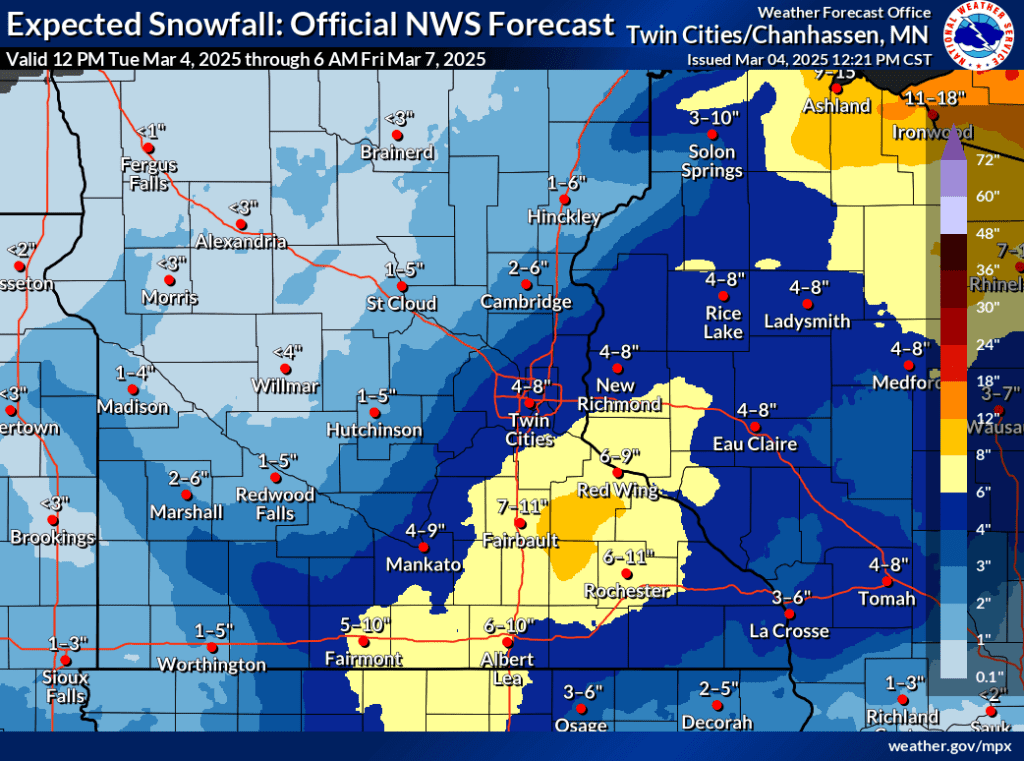 Blizzard Conditions Hit Twin City With Intense Wind And Snow